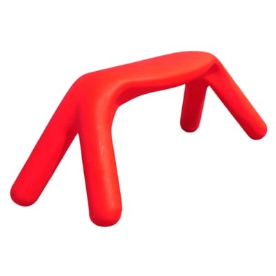 Bank Atlas plastikmaterial rot - Slide rot en plastikmaterial