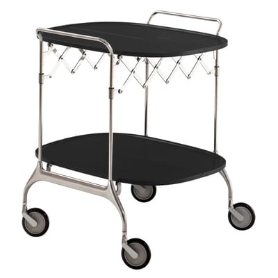 KARTELL - Servierwagen GASTONE - Kunststoff - / schwarz - 68/62/70 cm