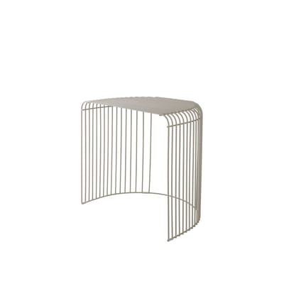 Curva Beistelltisch / 34 x 48 x H 45 cm - AYTM beige en metall