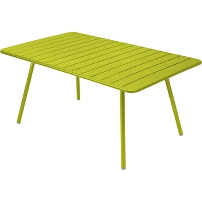 Luxembourg rechteckiger Tisch / für 6 bis 8 Personen - 165 x 100 cm - Fermob grün en metall
