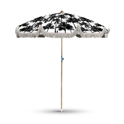 Jakarta Sonnenschirm / Schrägstellbar - Ø 200 cm - PÔDEVACHE schwarz en textil