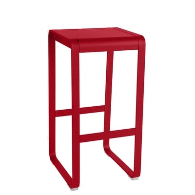 Barhocker Bellevie metall rot / H 75 cm - Aluminium - Fermob rot en metall