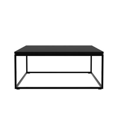 Thin Couchtisch / Eiche massiv & Metall 70 x 70 cm - Ethnicraft schwarz en holz