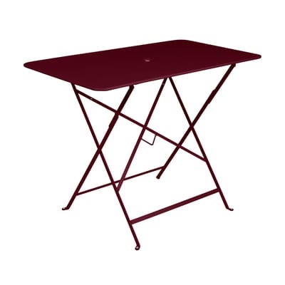 Bistro Klapptisch / 97 x 57 cm - 4 personnes - Trou parasol - Fermob rot en metall