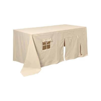 Settle Tischtuch / Hütte - 230 x 260 cm / Recycling-Baumwolle - Ferm Living weiß en textil