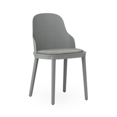 Allez INDOOR Stuhl / Sitzfläche aus Stoff - Normann Copenhagen grau en plastikmaterial/textil