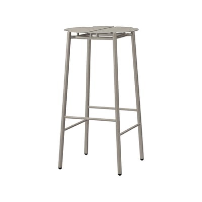 Novo Barhocker / H 75 cm - Metall - AYTM beige en metall