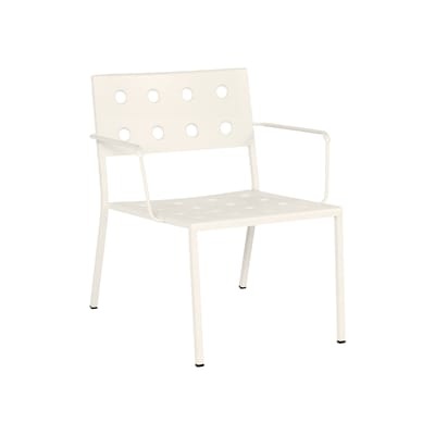 Balcony Fauteuil lounge empilable / Stahl - Hay beige en metall