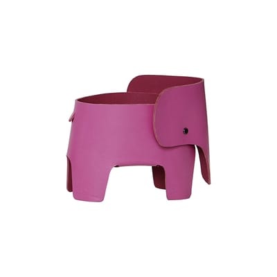 Schnurlosleuchte Elephant leder rosa / Handgefertigt in Frankreich - EO en