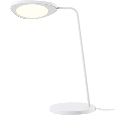 Leaf Tischleuchte - Muuto weiß en metall