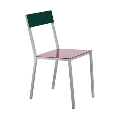 Alu Stuhl - valerie objects rot/grün/violett en metall