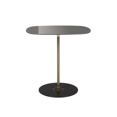 Thierry Tables d'appoint / 33 x 50 x H 50 cm - Glas - Kartell grau en glas