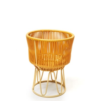 Circo 1 Übertopf / Ø 36 x H 48 cm - ames gelb en plastikmaterial