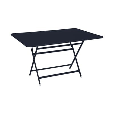 Caractère Klapptisch / 128 x 90 cm - 6 Personen / Metall - Fermob blau en metall