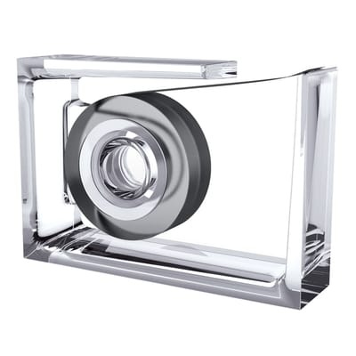 Klebebandabroller Roll-Air plastikmaterial transparent / von Eugeni Quitllet - Lexon transparent en plastikmaterial