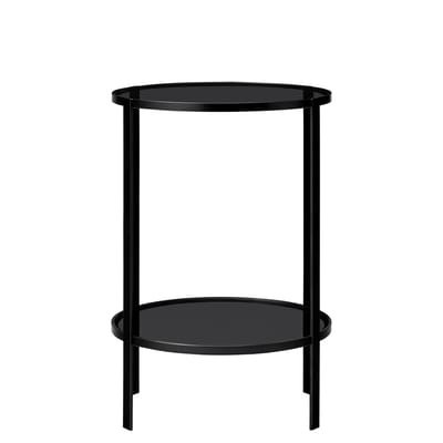 Fumi Beistelltisch / Ø 40 cm x H 58 cm - AYTM schwarz en metall