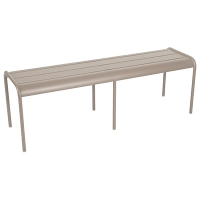 Luxembourg Bank 3- bis 4-Sitzer - Fermob braun/beige en metall