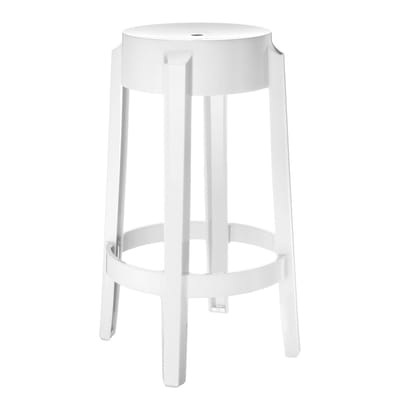 Kartell-Charles Ghost Hocker M, Weiss