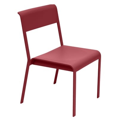 Bellevie Stapelbarer Stuhl / Metall - Fermob rot en metall