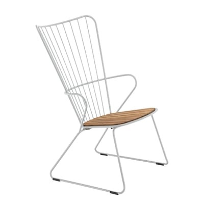 Houe - Gartenstuhl PAON - off-white - Holz - 59cm