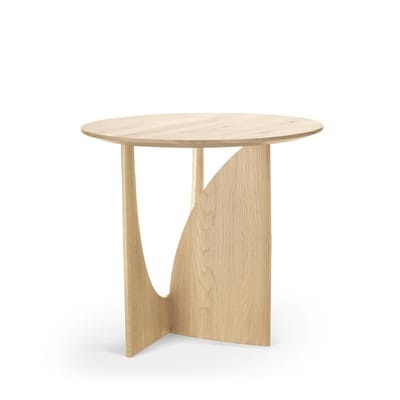 Geometric Beistelltisch / Eiche massiv - Ø 51 cm - Ethnicraft holz natur en holz
