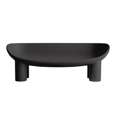 Roly Poly Sofa / L 175 cm - 3-Sitzer - Driade schwarz en plastikmaterial