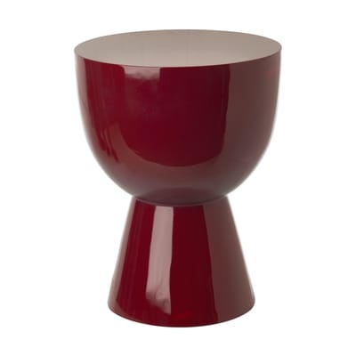 Tam Tam Hocker / Kunststoff - Pols Potten rot en plastikmaterial