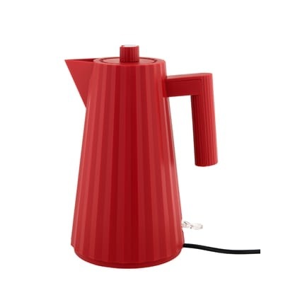 Alessi-Electric Kettle Plissé, Red