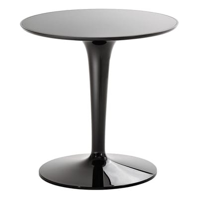 Kartell-TipTop Mono Tisch, Schwarz/Blank