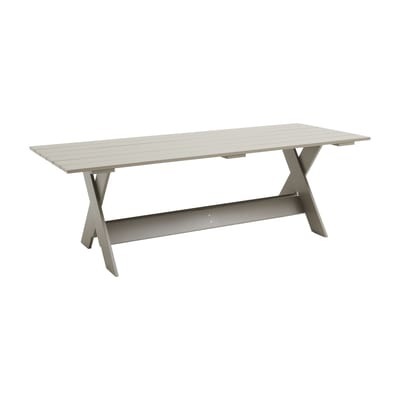rechteckiger Tisch Crate Outdoor holz beige / Gerrit Rietveld (1934 - 230 x 89,5 cm - Hay en