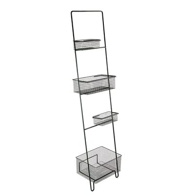 Babylon Regal / 4 Gitterkörbe - H 172 cm - Serax grün en metall