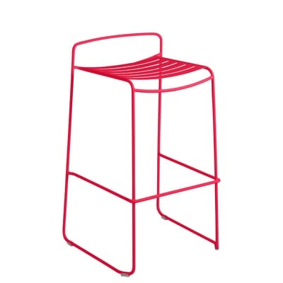 Surprising Barhocker / Metall - H 78 cm - Fermob rosa en metall