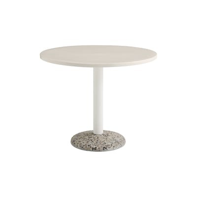 Runder Tisch Ceramic Outdoor keramik weiß / Ø 90 cm - Porzellan - Hay weiß en keramik