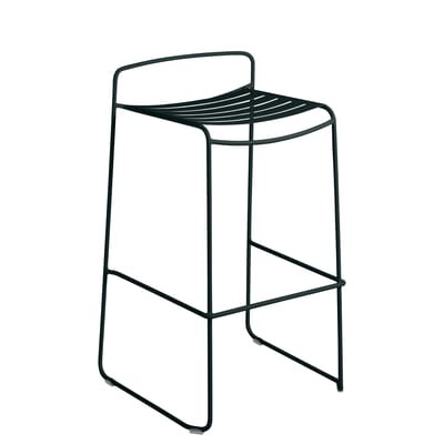 Surprising Barhocker / Metall - H 78 cm - Fermob schwarz en metall