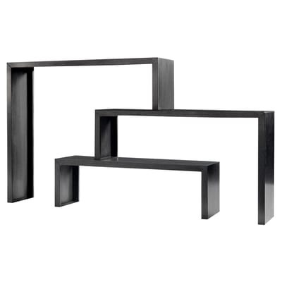 Big Irony Babilonia Konsole Set aus 3 modularen Konsolen - Zeus schwarz en metall