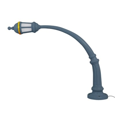 Street Lamp Outdoor Stehleuchte / Kunstharz - L 242 x H 190 cm - Seletti grau en plastikmaterial