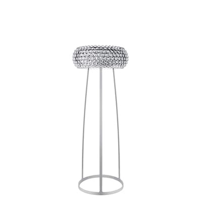 Caboche Stehleuchte Medium / Halogen-Leuchtmittel Ø 50 x H 154 cm - Foscarini transparent en plastikmaterial