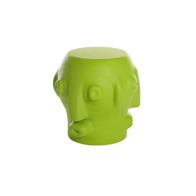 Threebù Beistelltisch / Tisch - Ø 45 x H 45 cm / Polyethylen - Slide grün en plastikmaterial