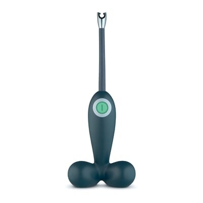 Firebird 2.0 Elektrisches Gasfeuerzeug (1993) / USB- wiederaufladbar - Alessi schwarz en plastikmaterial