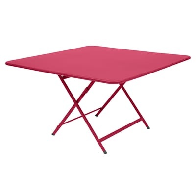 Caractère Klapptisch / 128 x 128 cm - Fermob rosa en metall