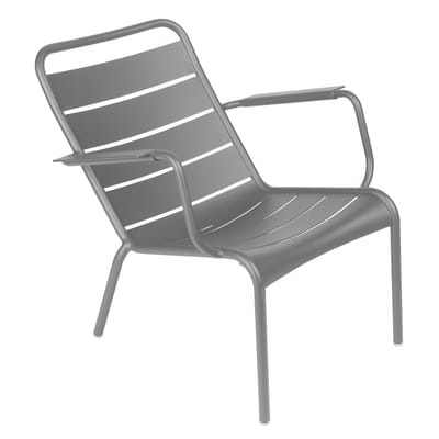 Luxembourg Lounge Sessel - Fermob grau/silber/metall en metall