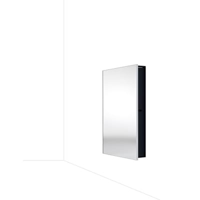 Backstage Schrank / Spiegel - 64 x H 96 cm - Horm spiegel en metall/glas