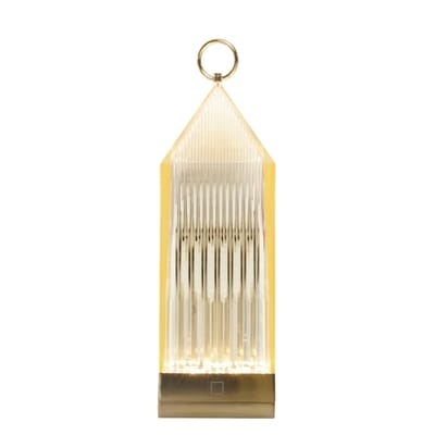Kartell Lantern LED Universalleuchte bernstein