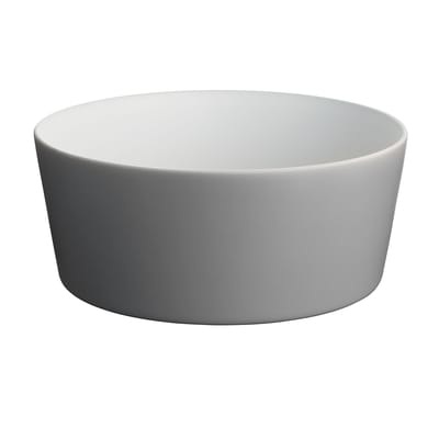 Tonale Salatschüssel - Alessi weiß/grau en keramik