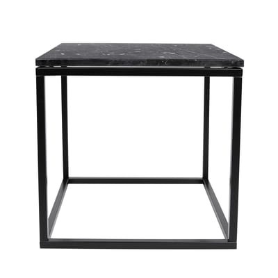 Marble Couchtisch / Marmor - 50 x 50 cm - POP UP HOME schwarz en stein