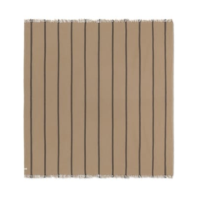 Yard Picnic Picknick-Decke / 180 x 180 cm - Tragriemen - Ferm Living beige en textil