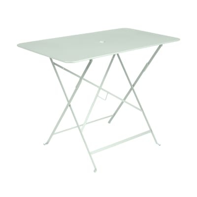 Klapptisch Bistro metall grün / 97 x 57 cm - 4 Personen - Sonnenschirm-Loch - Fermob grün en metall