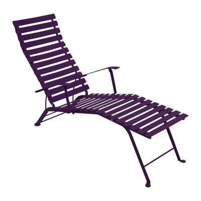 Fermob-Bistro Chaise Longue, Aubergine