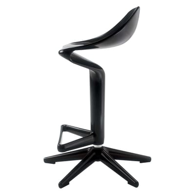 Kartell-Spoon Stuhl, Schwarz