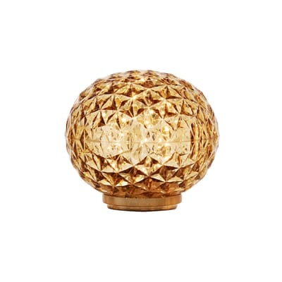 Kartell Mini Planet Akku-Tischleuchte, gelb